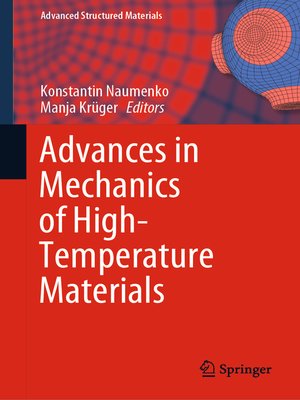 cover image of Advances in Mechanics of High-Temperature Materials